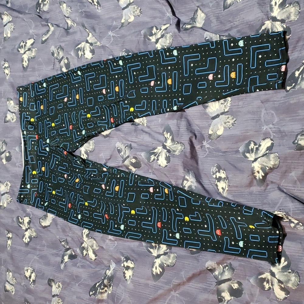 3/$65 Society6 PacMan printed tights